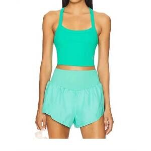 NEW FREE PEOPLE all clear cami top in seafoam